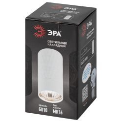 Светильник настенно-потолочный спот ЭРА OL31 WH MR16 GU10 IP20 белый