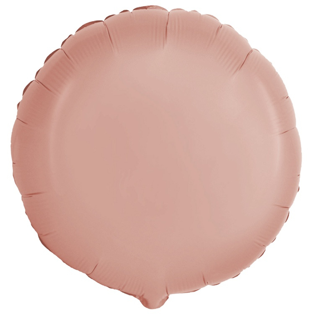 Фольгированный шар-круг, пастель, в ассортименте, 46 см