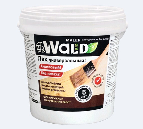 Лак акриловый универс. глянцевый  WALD  2л   РАДУГА