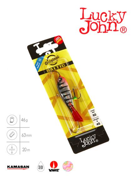 Балансир Lucky John BALTIC 6 с тр. 60мм/12HRT блистер