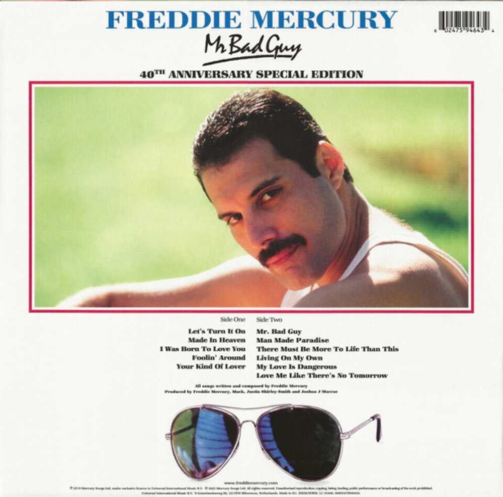 Freddie Mercury / Mr. Bad Guy (40th Anniversary Edition)(Coloured Vinyl)(LP)