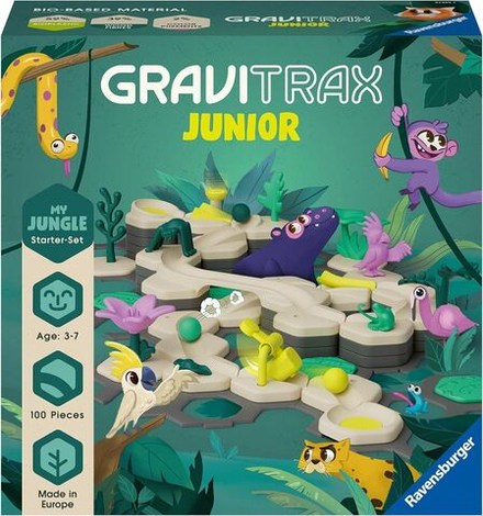 Конструктор Ravensburger Gravitrax Junior Jungle - Дополнительный элемент к конструктору - Джунгли - Настольная игра Гравитракс 274994