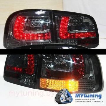 Задние фонари VW Touareg black led