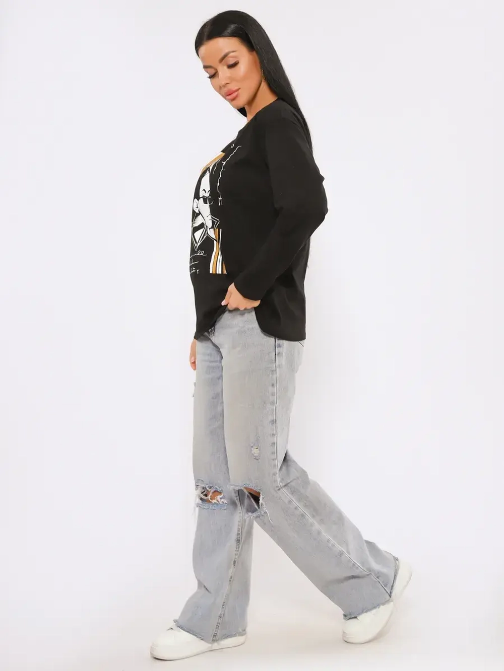 Лонгслив большие размеры