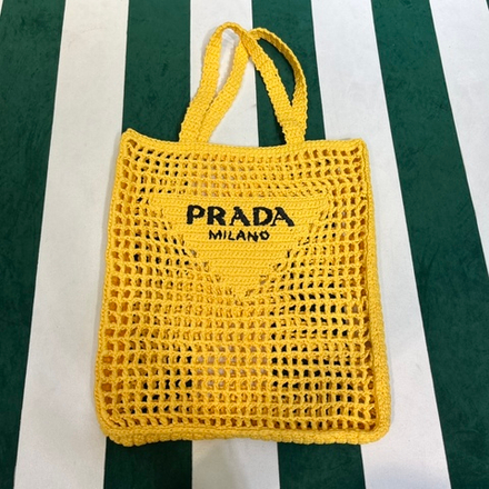 Prada Crochet Tote Bag