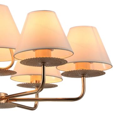 Люстра потолочная ILLUMICO E14  IL6197-6P-17 GD