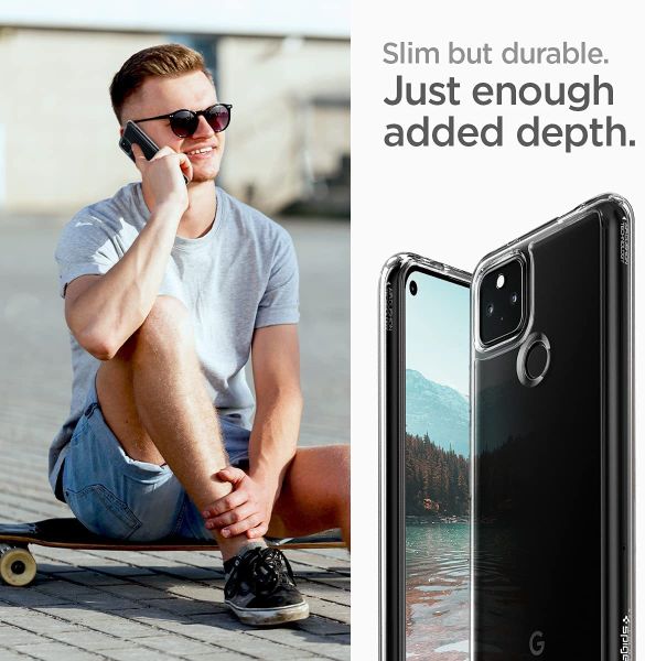 Чехол Spigen Ultra Hybrid для Google Pixel 5a 5G (2021) - Crystal Clear