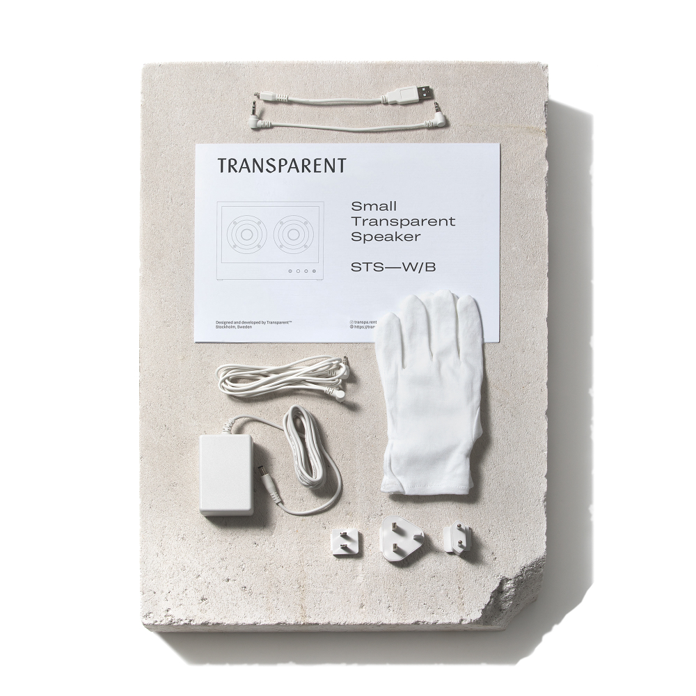 Акустическая система Small Transparent Speaker, белый