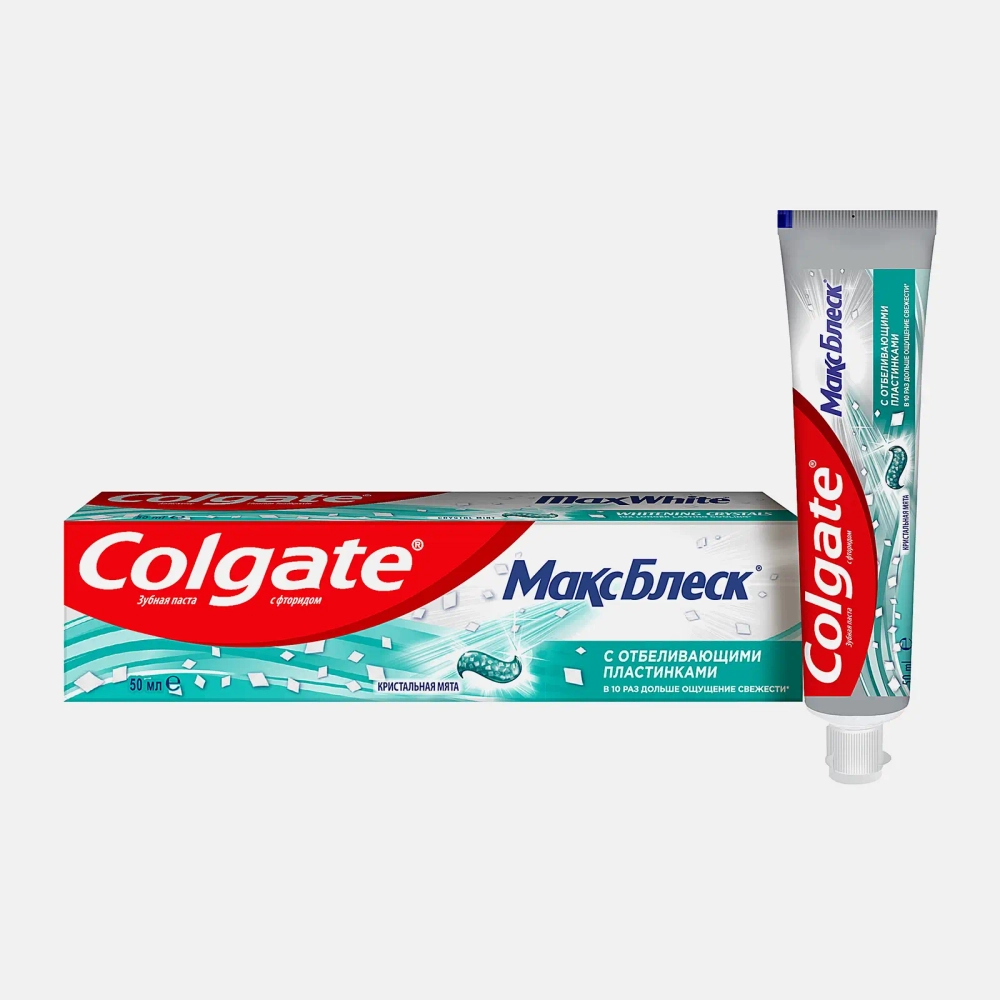 Зубная паста Colgate Max White Crystal Mint 50мл