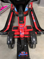 Снегокат «Тимка спорт 6» хоккей (красный каркас) (арт. ТС6/Х2)