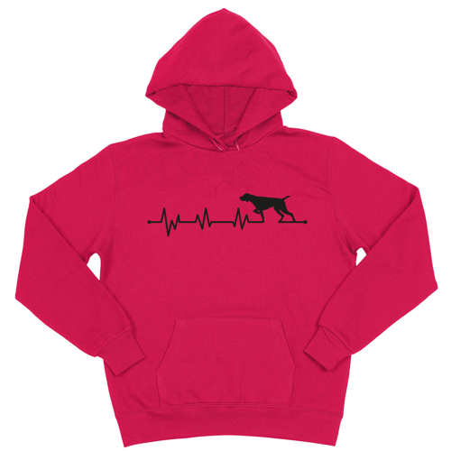 Толстовка "Курцхаар -  сердечный ритм"