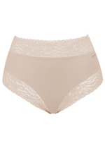 Высокие трусики-слипы с кружевной отделкой Soft lace (Размер: L) (Цвет: белый)