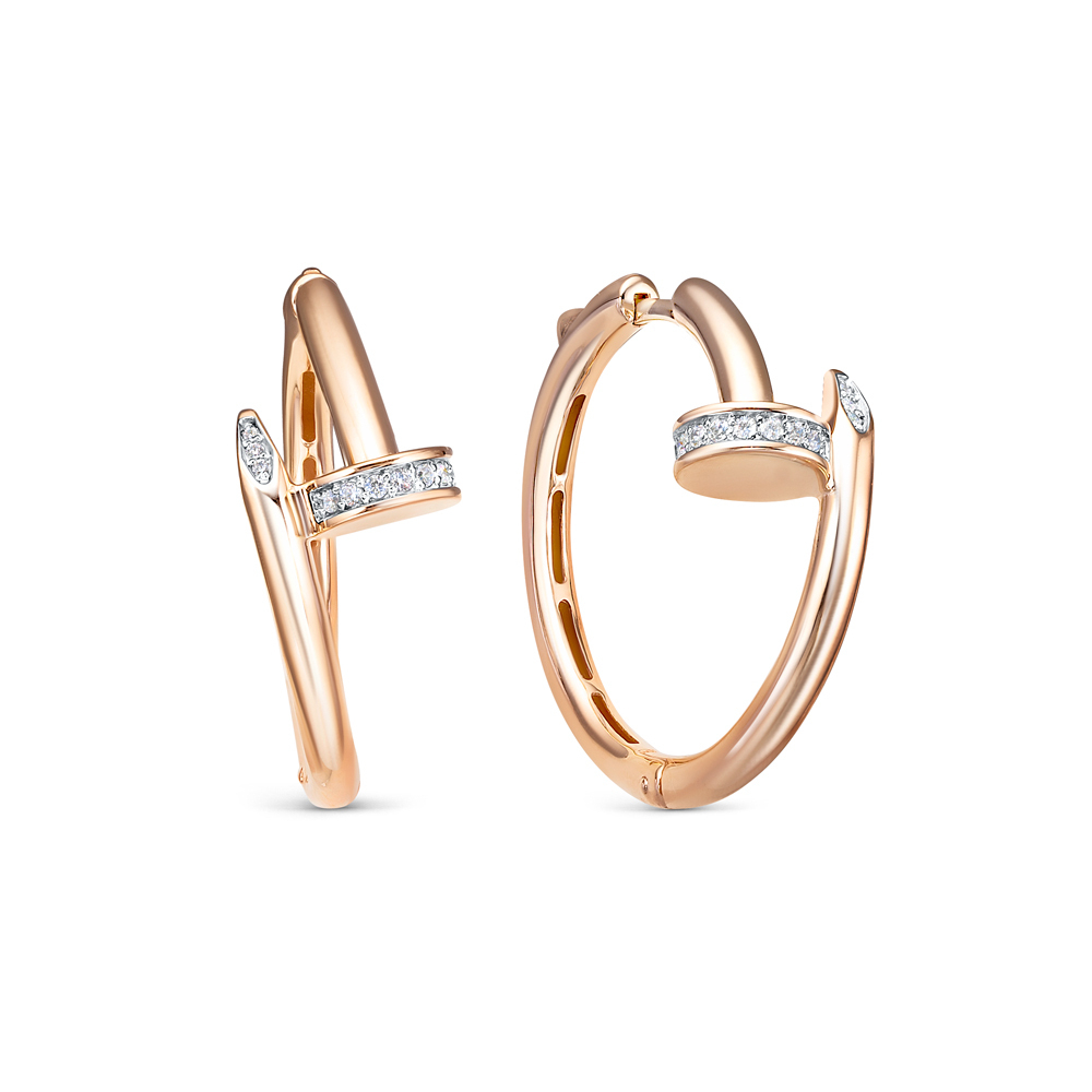 Серьги из золота 585 пробы