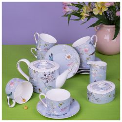 ЧАЙНЫЙ СЕРВИЗ LEFARD "БЛОССОМ" НА 6ПЕР. 15ПР. 900/300/200/250 МЛ (КОР=3НАБ.)