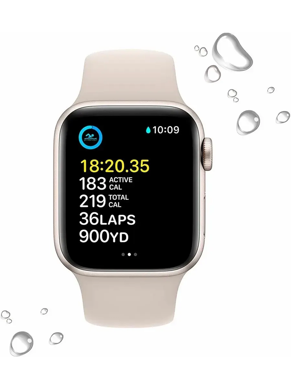 Apple Watch Series SE Gen 2 40мм Starlight Sport Band