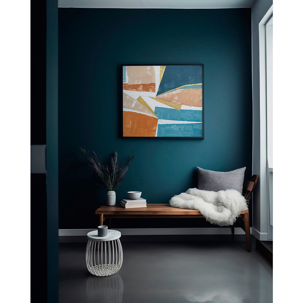 Панно декоративное с ручной росписью by feel, 100х100 см, цветное