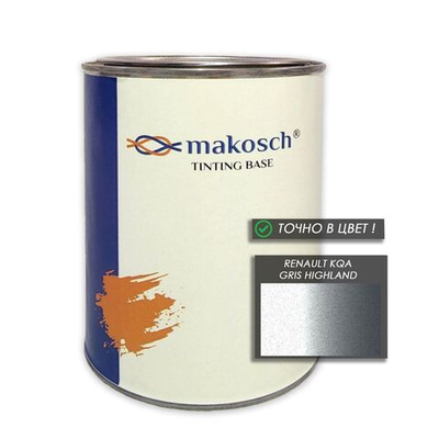 Автоэмаль makosch/RENAULT KQA, Базовая эмаль, серебро, перламутр, 800мл.