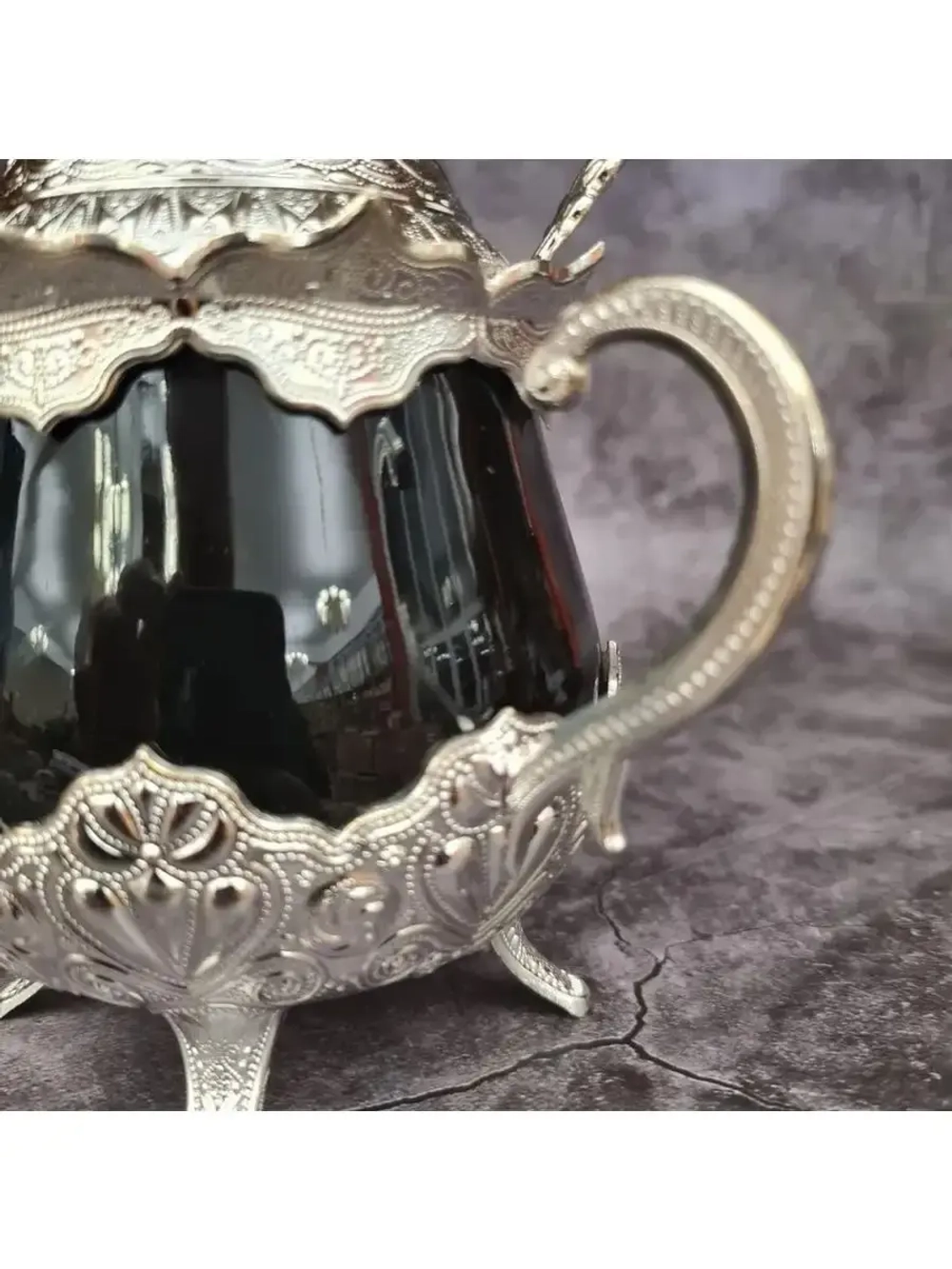 Сахарница керамическая с ложкой