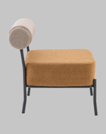 Кресло Ponpoun бежевый терракотовый