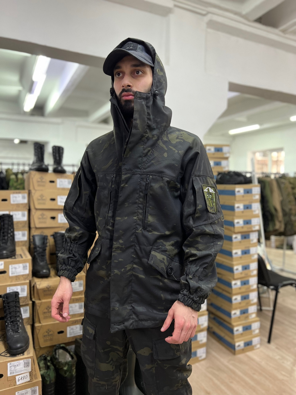 Костюм горка 6 весна-лето панацея / чёрный мультикам