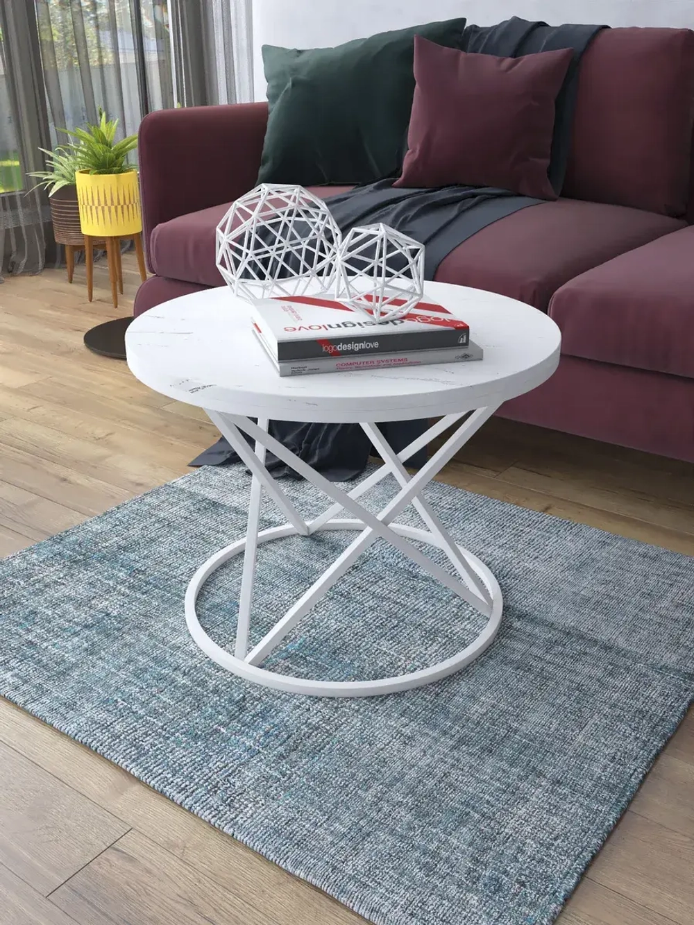 Журнальный стол Звёздный - БСБ - МДФ в ПВХ