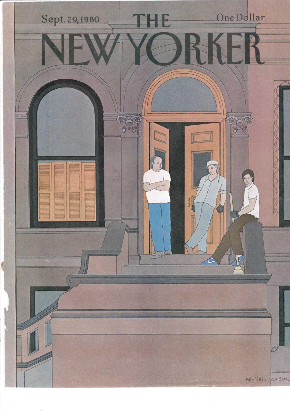 Журнал The New Yorker 29-09-1980, обложка