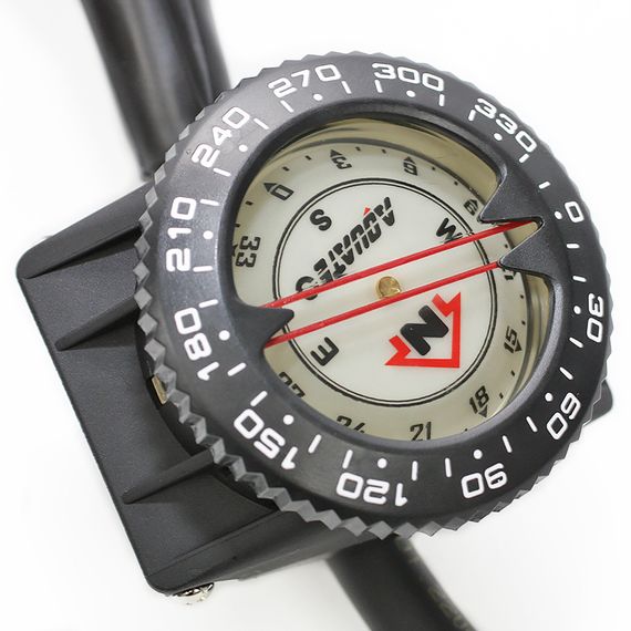 Консоль двухприборная Aquatec (манометр 400 бар + компас)