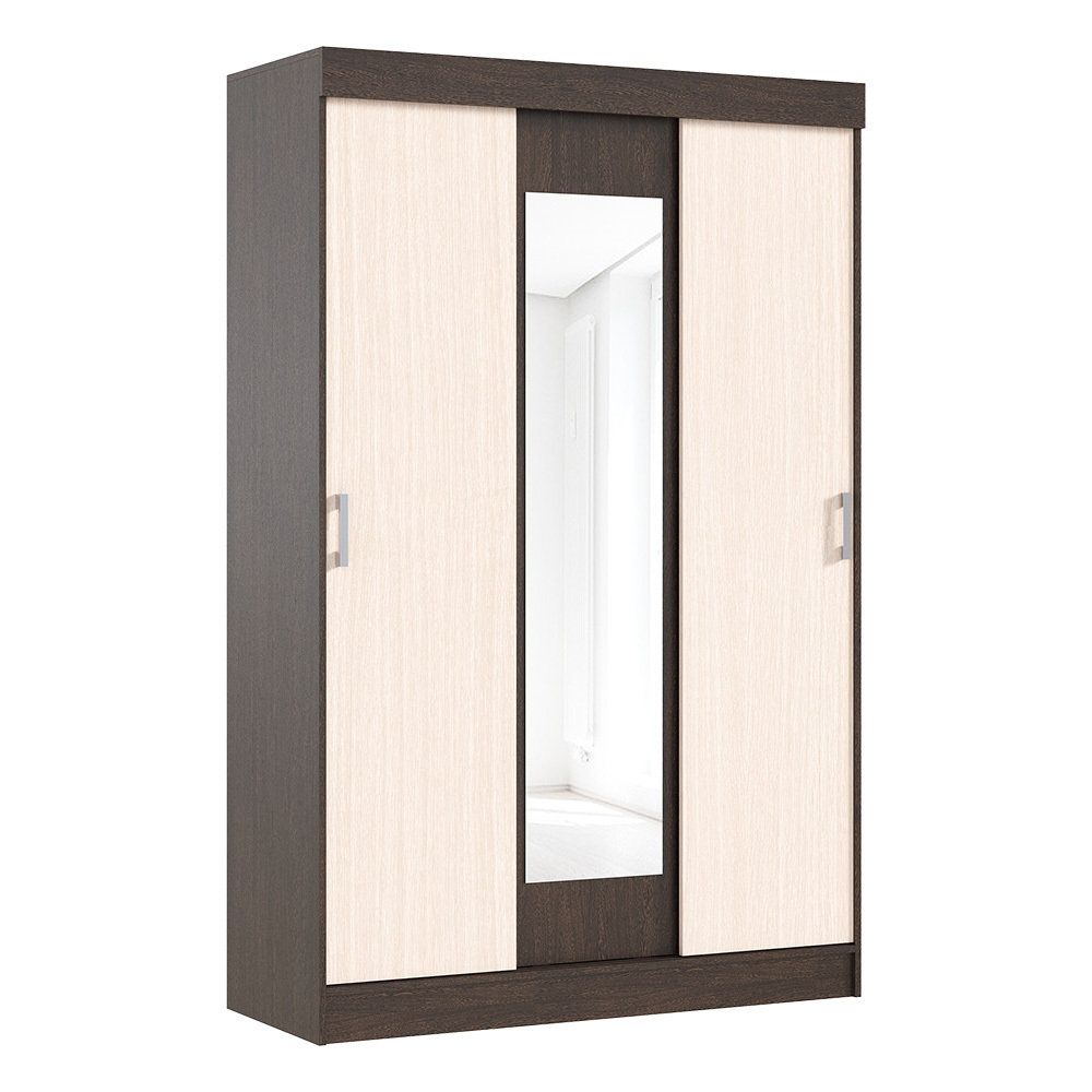 Шкаф Бася, Дуб беленый, Венге