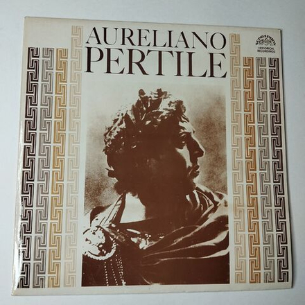 Винтажная виниловая пластинка LP Aureliano Pertile Operatic Recital (Чехословакия 1986)