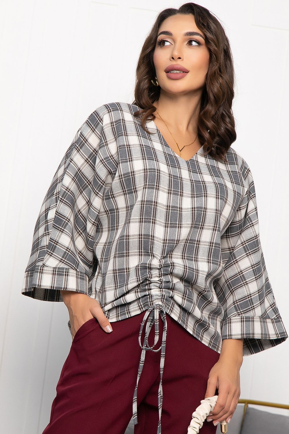 Блуза Ватсон (серая) Б14151-12М LT Collection