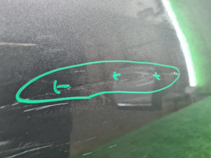 Дверь задняя левая Hyundai Solaris 1 (10-17) хэтч.