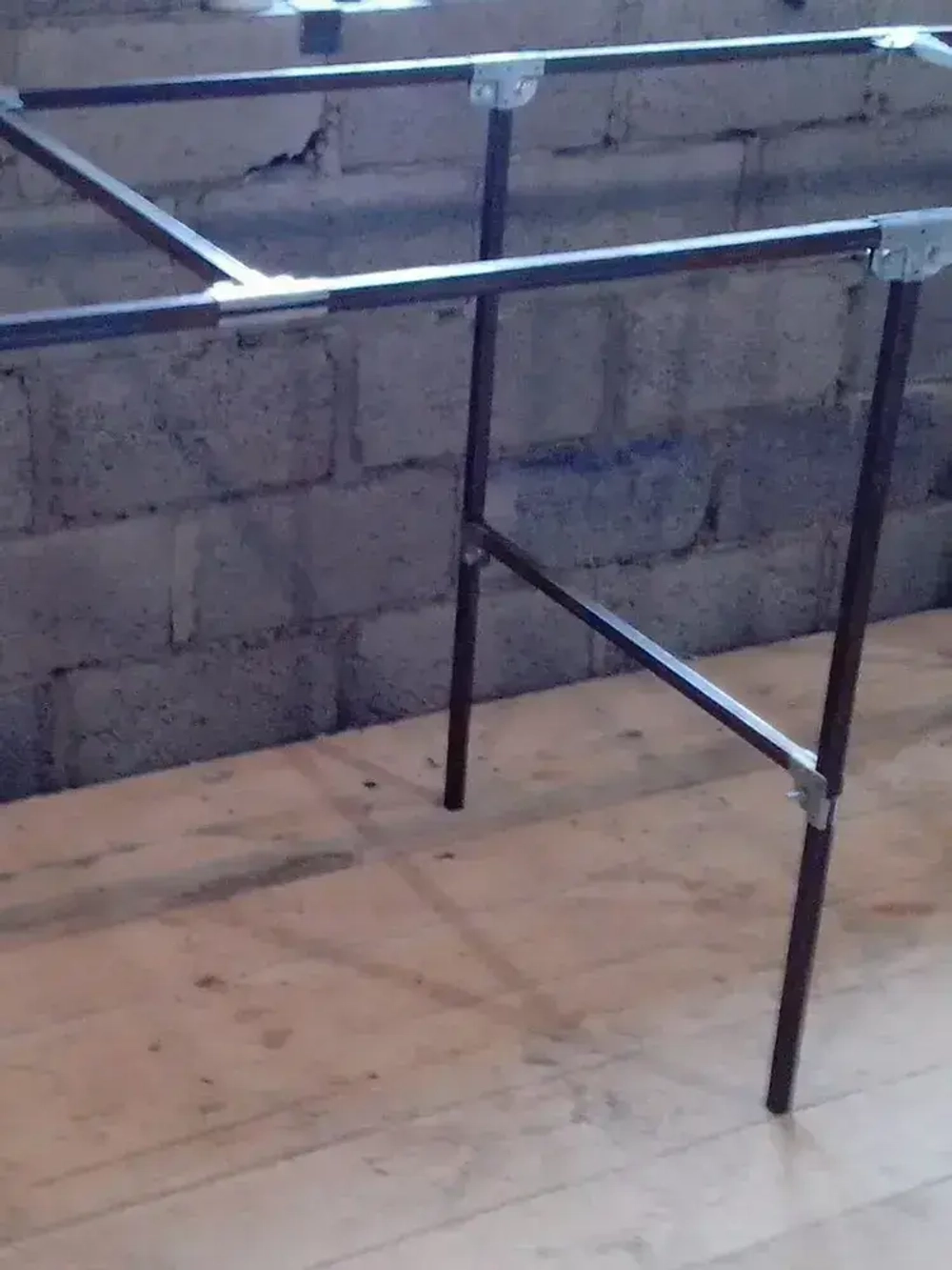 Крепеж для теплиц 20х20мм Т-образный для труб краб-система, подходит для стеллажа, 4 пары- толщина металла 1.2мм