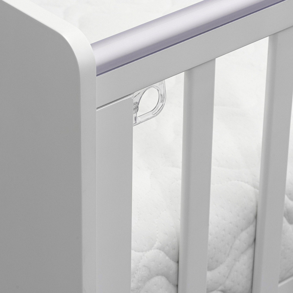 Кровать Antemi Mari 120х60 Ник 14 б/б Белый