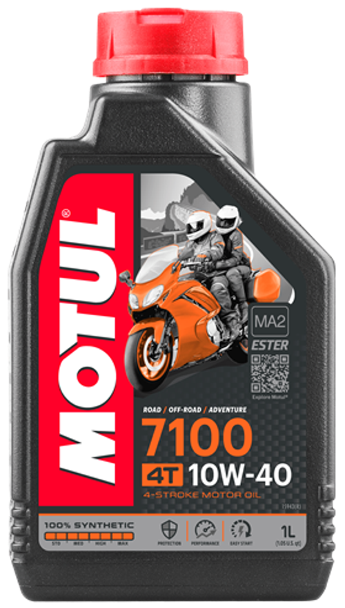 Моторное масло синтетическое MOTUL 7100 4T 10W40