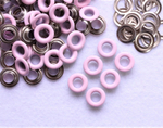 Люверс №5 (8мм), цвет- Нежно-розовый, эмаль/сталь, уп.-10 шт