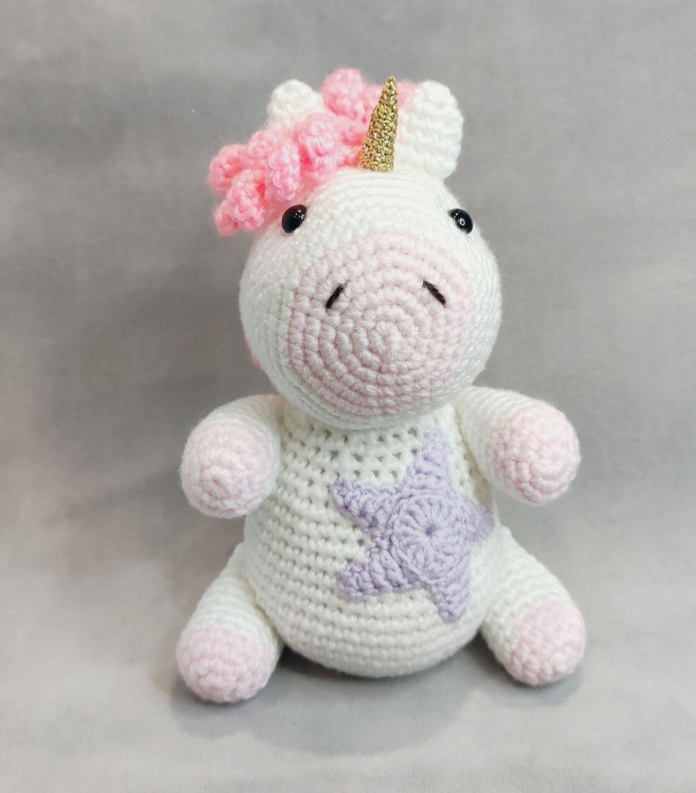 Вязаная игрушка "Овечка"
