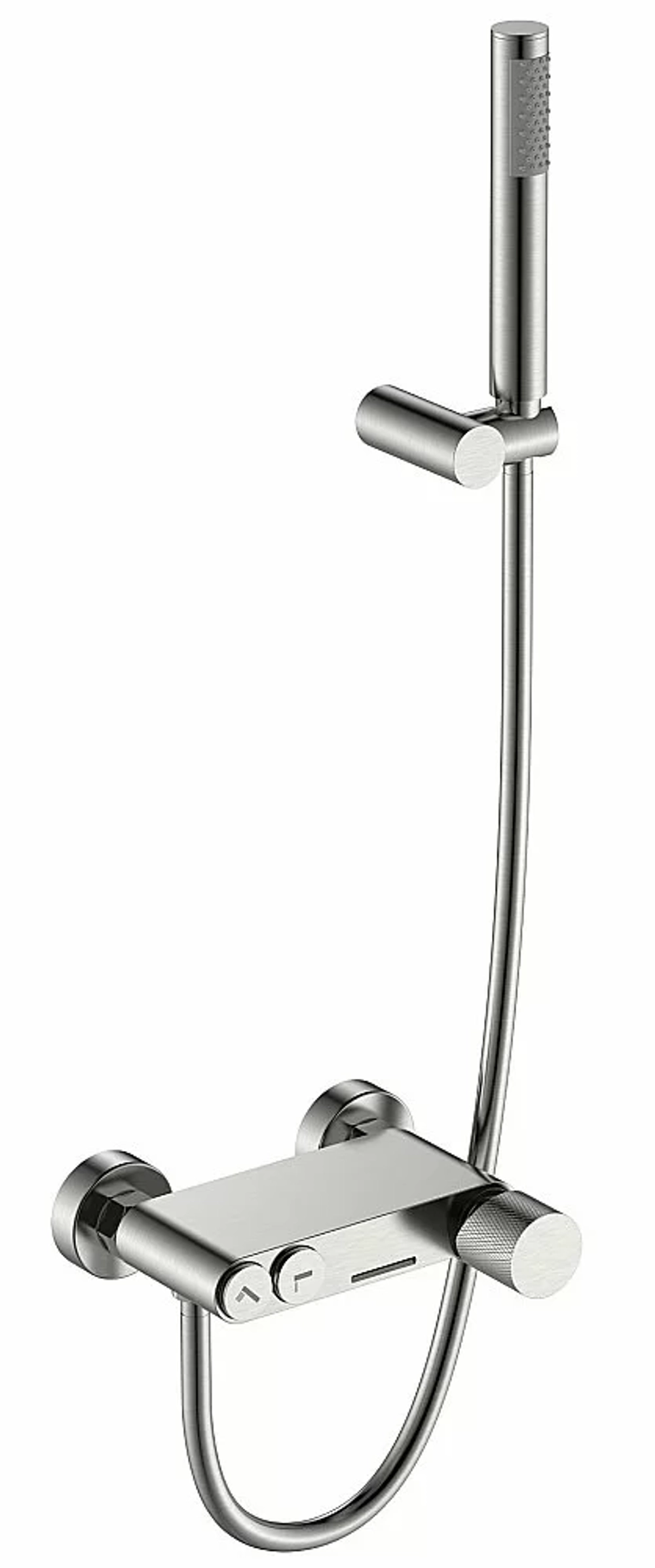 Смеситель для ванны Boheme Stick 123-NB.2 никель брашированный/ручка TOUCH