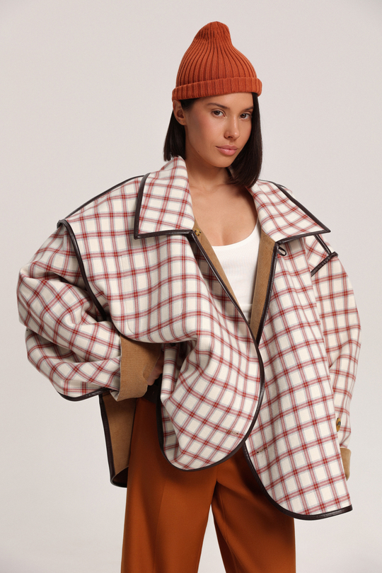 Бомбер двусторонний из вельвета