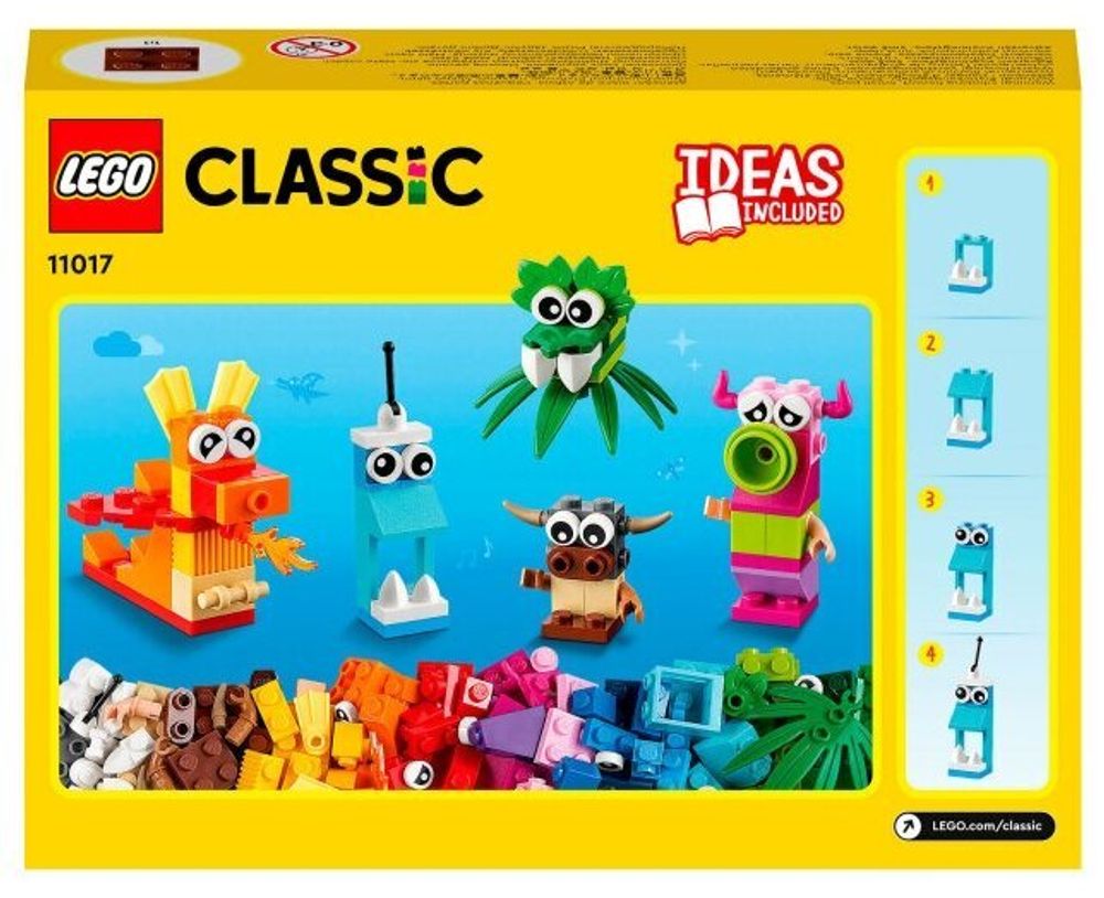 Конструктор LEGO Classic 11017 Творческие монстры