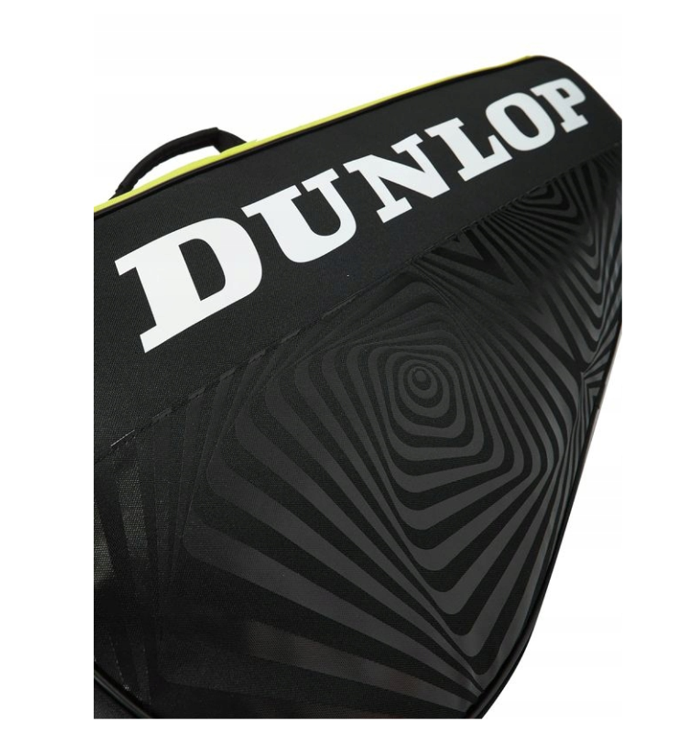 Сумка теннисная Dunlop Termobag SX Club 10 RKT - black/yellow