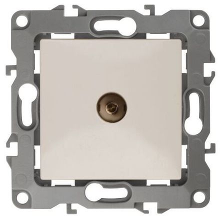 Розетка телевизионная проходная TV Эра12 12-3102-02 IP20 сл. кость Эра Б0027432