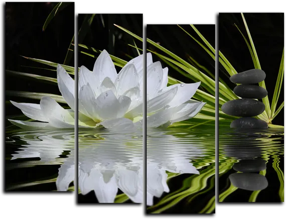 Модульная картина "Лотос"