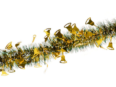 Мишура новогодняя 2м*6см "Колокольчик" микс цветов