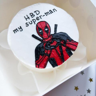 Бенто-торт «HBD my super-man»