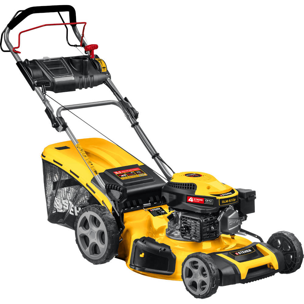 Газонокосилка бензиновая самоходная Steher GLM-510p