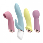Набор секс-игрушек Satisfyer Marvelous Four (вибратор, вибратор-кролик, массажер, вакуумный стимулятор)