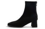 STEVE MADDEN Stretch & Sock Boots Women"s Black/Apricot