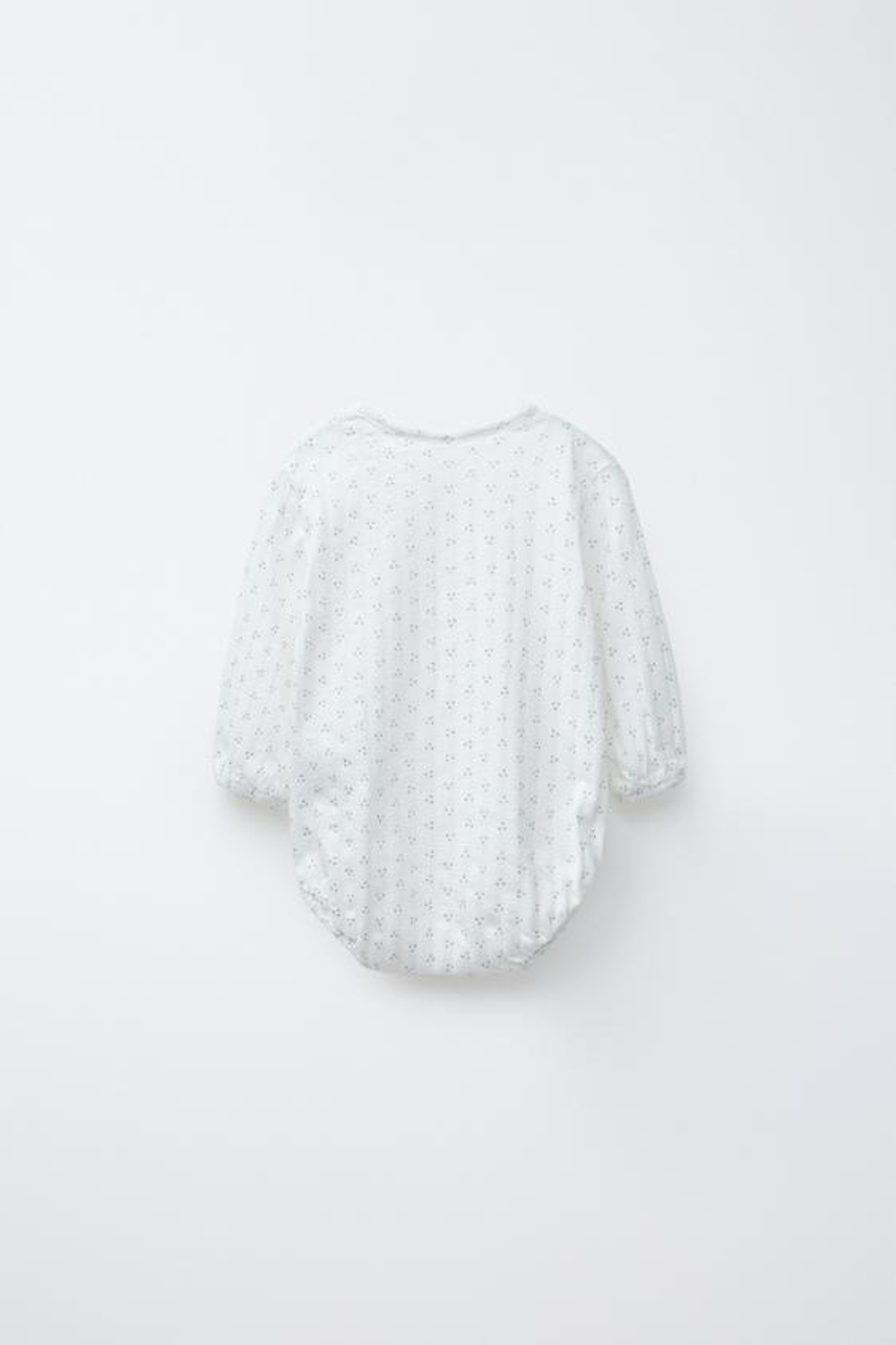 ZARA БОДИ С ПРИНТОМ, СВЕТЛЫЙ ЭКРЮ