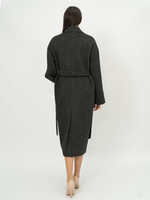 Пальто женское демисезонное длинное шерстяное большие размеры