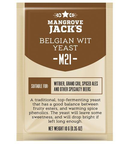 Пивные дрожжи Mangrove Jack's "Belgian Wit M21", 10 г